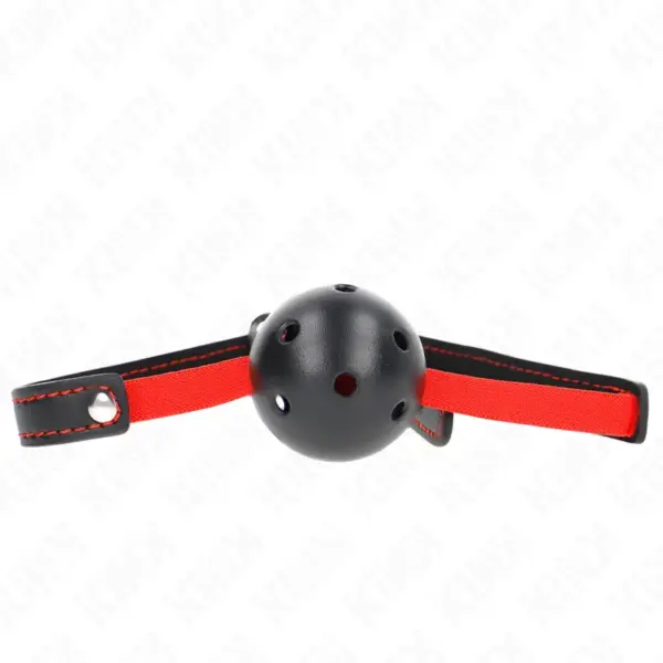 KINK - 4,5 CM HARDE HOLLE BAL GAG MET ELASTISCHE RIEM 56 x 1,5 CM