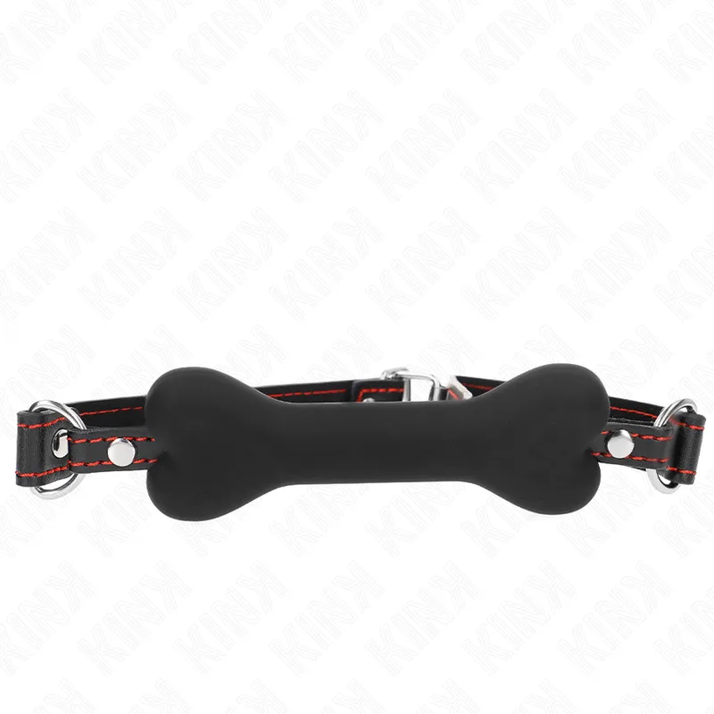 KINK - BONE GAG 12 CM ZWART 63 x 2 CM