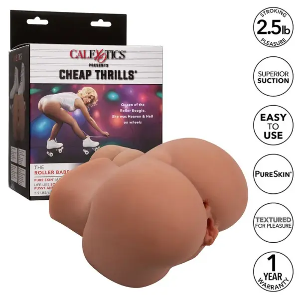 CALEXOTICS - DE ROLLER BABE DUBBELE NATUURLIJKE REALISTISCHE MASTURBATOR