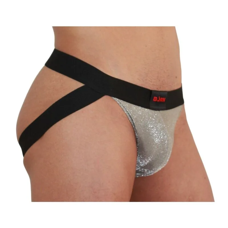 BURN - 001 GLANZENDE JOCK BEIGE / ZWART M