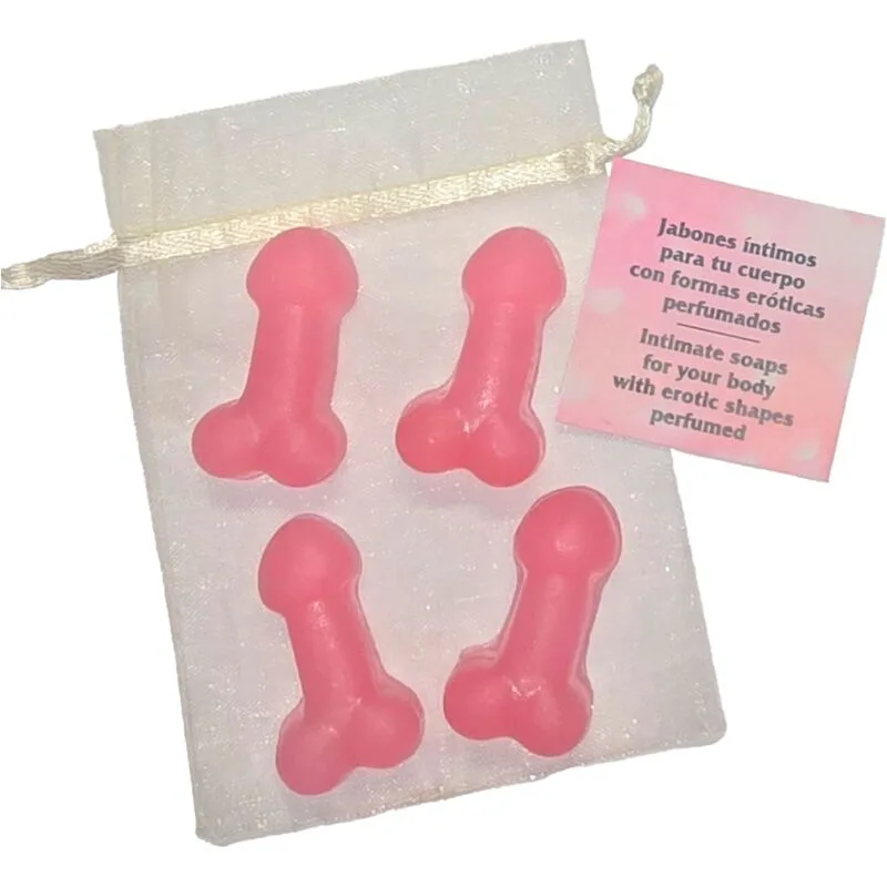 DIABLO PICANTE - 4 MINI ROZE PENISVORMIGE GEURENDE ZEPEN