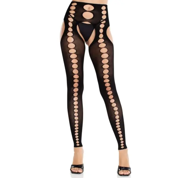 LEG AVENUE - STRAPLESS NAADLOZE OPAQUE KOUSEN ZWART