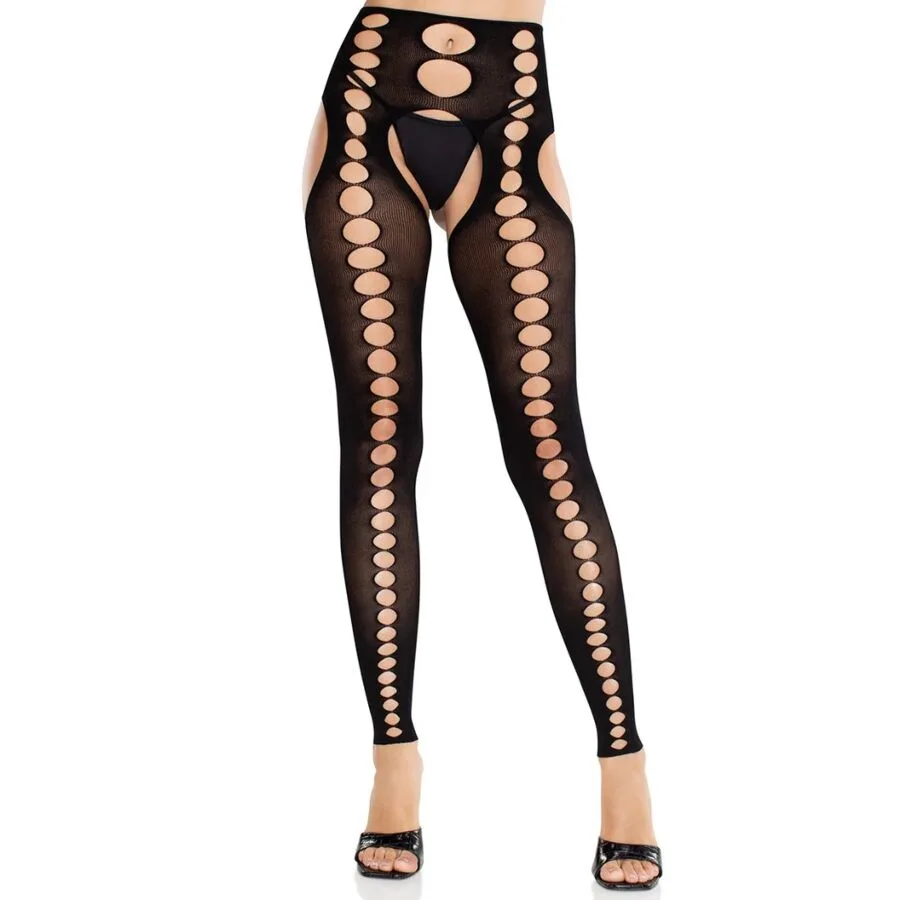 LEG AVENUE - STRAPLESS NAADLOZE OPAQUE KOUSEN ZWART