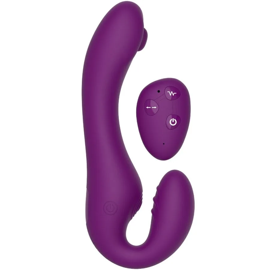 XOCOON - 2 IN 1 STRAPLESS STRAP-ON VIBRATOR MET AFSTANDSBEDIENING PAARS