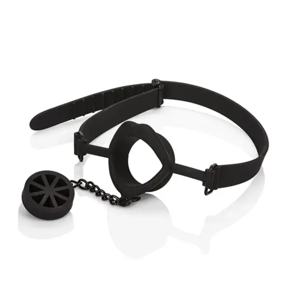 CALEXOTICS - SCANDAL GAG MET ZWARTE SILICONEN PLUG