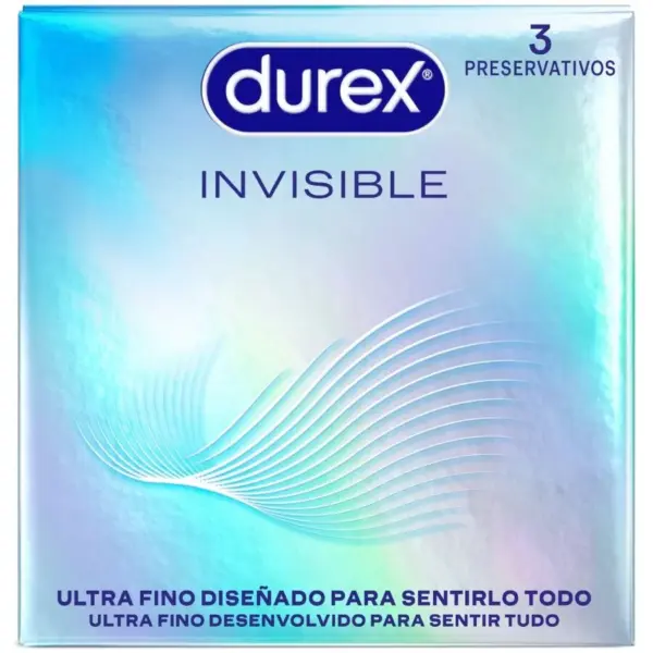 DUREX - ULTRA DUNNE ONZICHTBARE CONDOOMS 3 STUKS