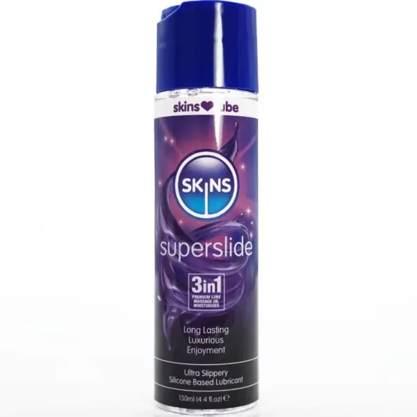 SKINS - SUPERSLIDE SILICONEN-GEBASEERD GLIJMIDDEL 130 ML