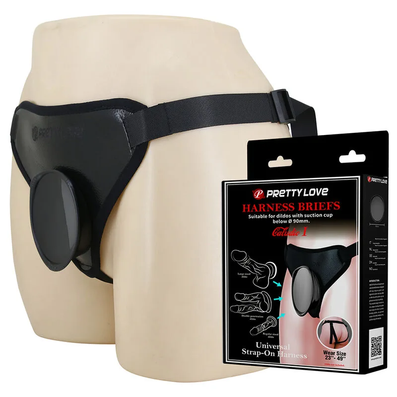 PRETTY LOVE - UNIVERSEEL STRAP-ON HARNESS ZWART