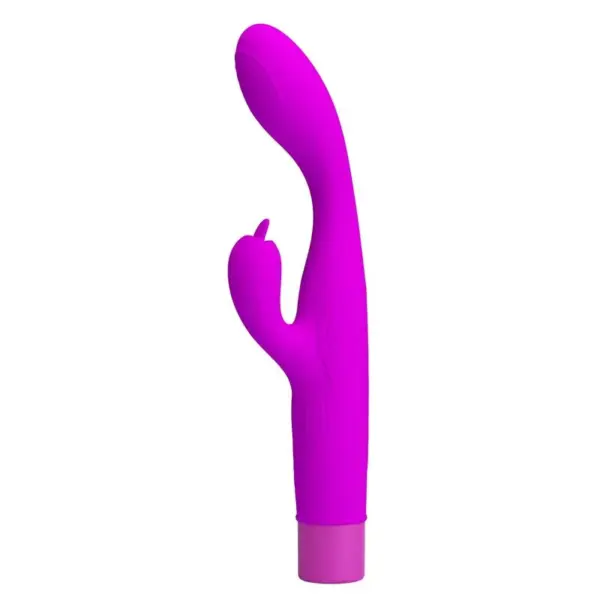 PRETTY LOVE - JENE VIBRATOR MET DUBBELE STIMULATIE VOOR DE G-SPOT EN CLITORIS, PAARS