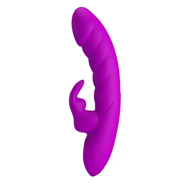 PRETTY LOVE - MONICA OPLAADBARE VIBRATOR MET DUBBELE STIMULATIE VOOR G-SPOT EN CLITORIS, PAARS