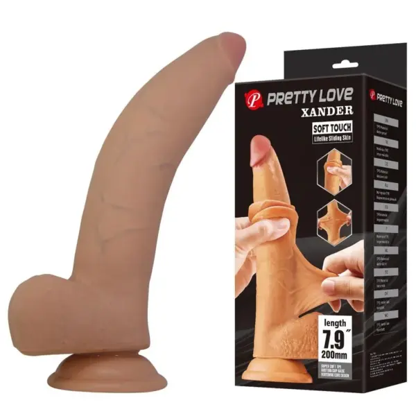 PRETTY LOVE - XANDER REALISTISCHE DILDO 20 CM Ø 5 CM NATUURLIJK