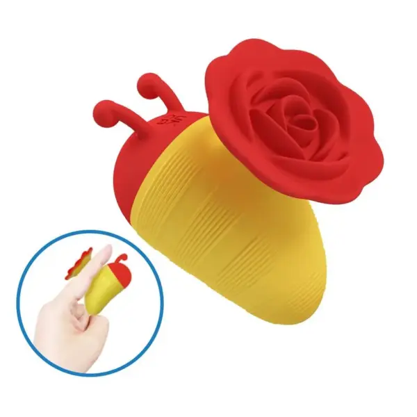 PRETTY LOVE - LITTLE BEE OPLAADBARE CLITORISSTIMULATOR 7 STANDEN ROOD/GEEL
