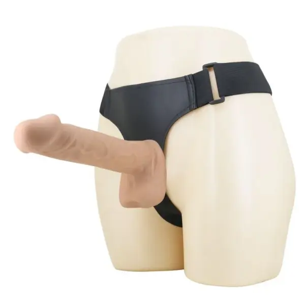 PRETTY LOVE - KASPAR HARNAS MET FLEXIBELE DILDO 21 CM Ø 5 CM NATUURLIJK