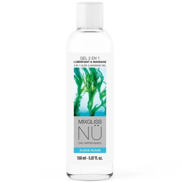 MIXGLISS - 2-IN-1 GLIJMIDDEL EN MASSAGEGEL OP WATERBASIS MET NURU-ALGEN 150 ML