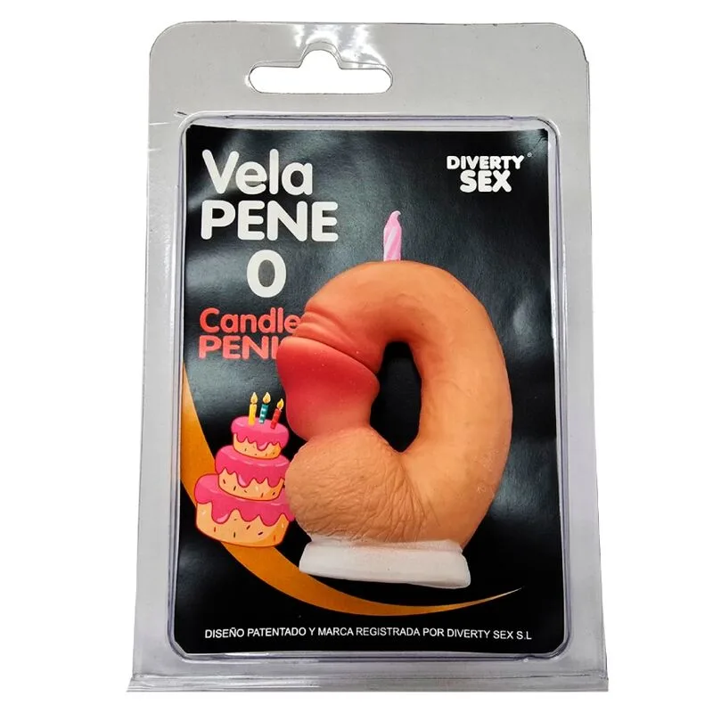 DIABLO PICANTE - PENISKAARS IN DE VORM VAN HET CIJFER 0, HUIDSKLEUR