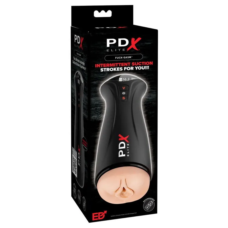 PDX ELITE - FAP-GASM MASTURBATOR MET INTERMITTENTE ZUIG- EN VIBRATIE