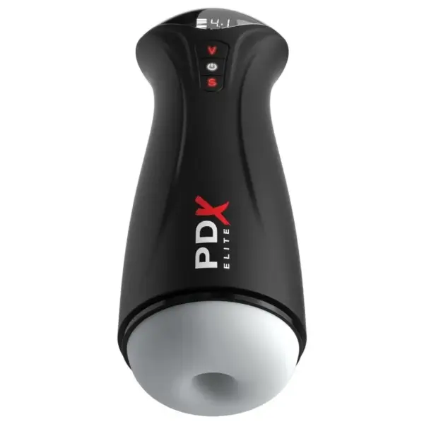 PDX ELITE - FAP-GASM TRANSPARANTE MANNENMASTURBATOR MET INTERMITTENTE ZUIGFUNCTIE