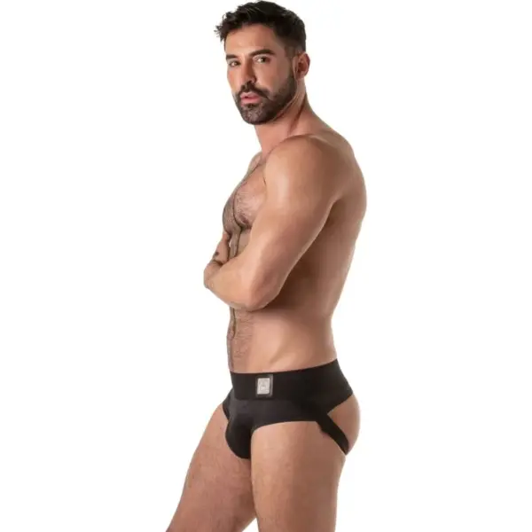 LOCKER GEAR - JOCKSTRAP MET BREDE TAILLEBAND, ZWART, MAAT XL