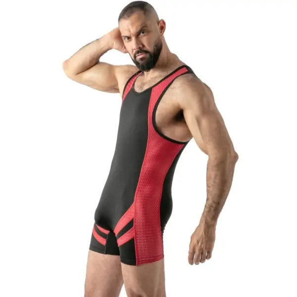 LOCKER GEAR - OPEN ACCESS SINGLET RED L