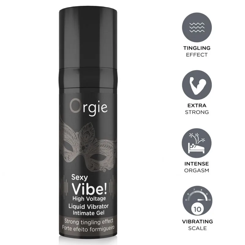 ORGIE - SEXY VIBE! EXTRA STERKE VLOEISTOFVIBRATOR MET HOGE SPANNING 15 ML