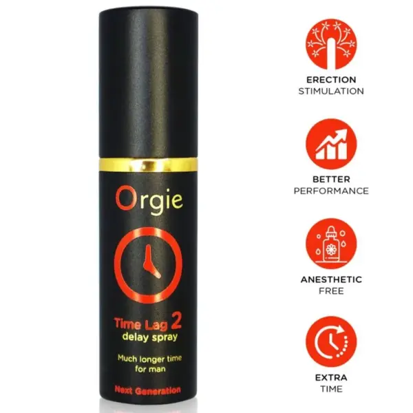 ORGIE - TIME LAG 2 VERTRAGINGSSPRAY, VERDOVINGSVRIJ, 10 ML