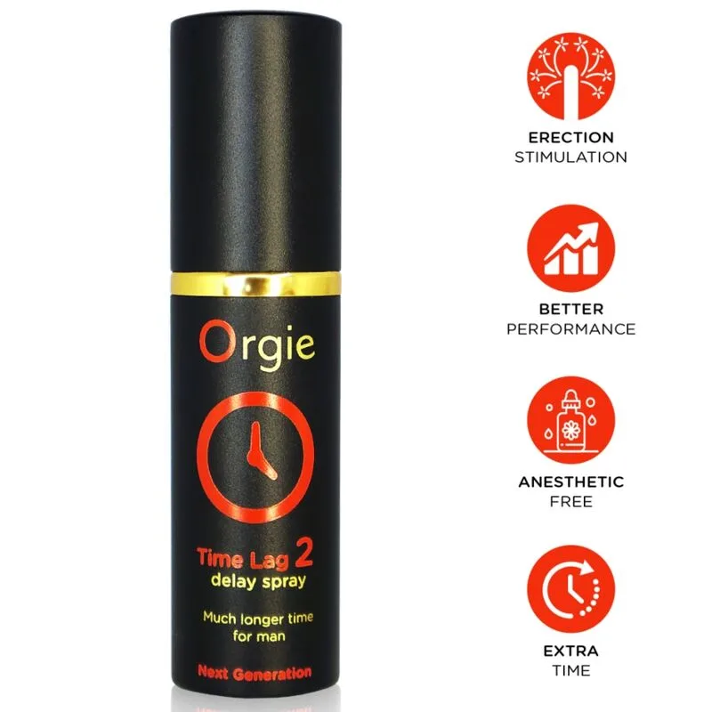 ORGIE - TIME LAG 2 VERTRAGINGSSPRAY, VERDOVINGSVRIJ, 10 ML