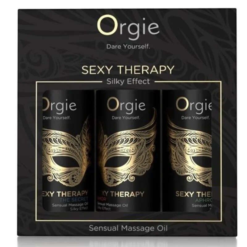 ORGIE - SEXY THERAPY MINI SIZE COLLECTIE SENSUAL MASSAGEOLIËN 3 X 30 ML
