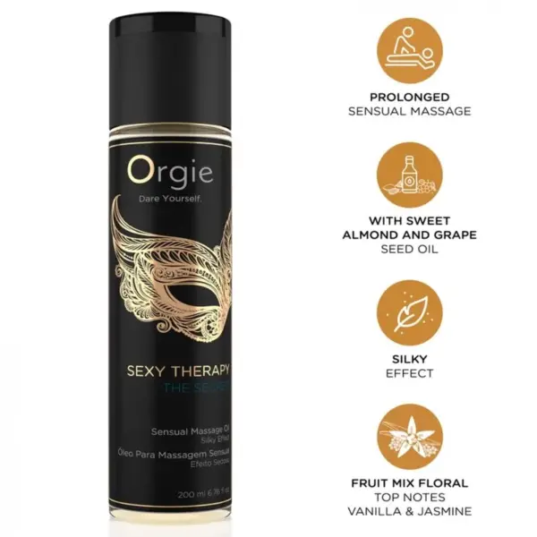 ORGIE - SEXY THERAPY DE GEHEIME SENSUËLE MASSAGEOLIE 200 ML