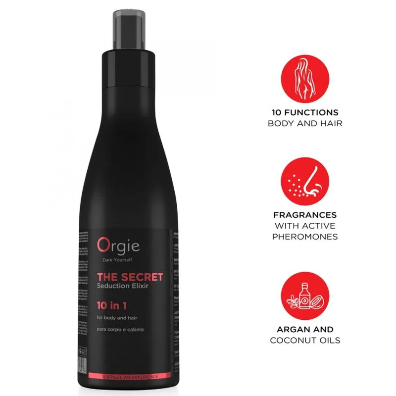 ORGIE - HET GEHEIME VERLEIDINGSELIXIR 10-IN-1 LICHAAMS- EN HAARLOTION 200 ML