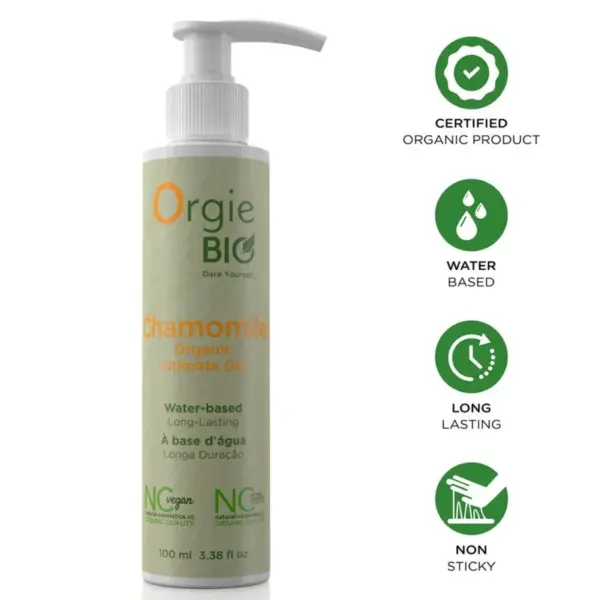 ORGIE - BIO CHAMOMILE BIO WATER-BASIS INTIEME GEL 100 ML
