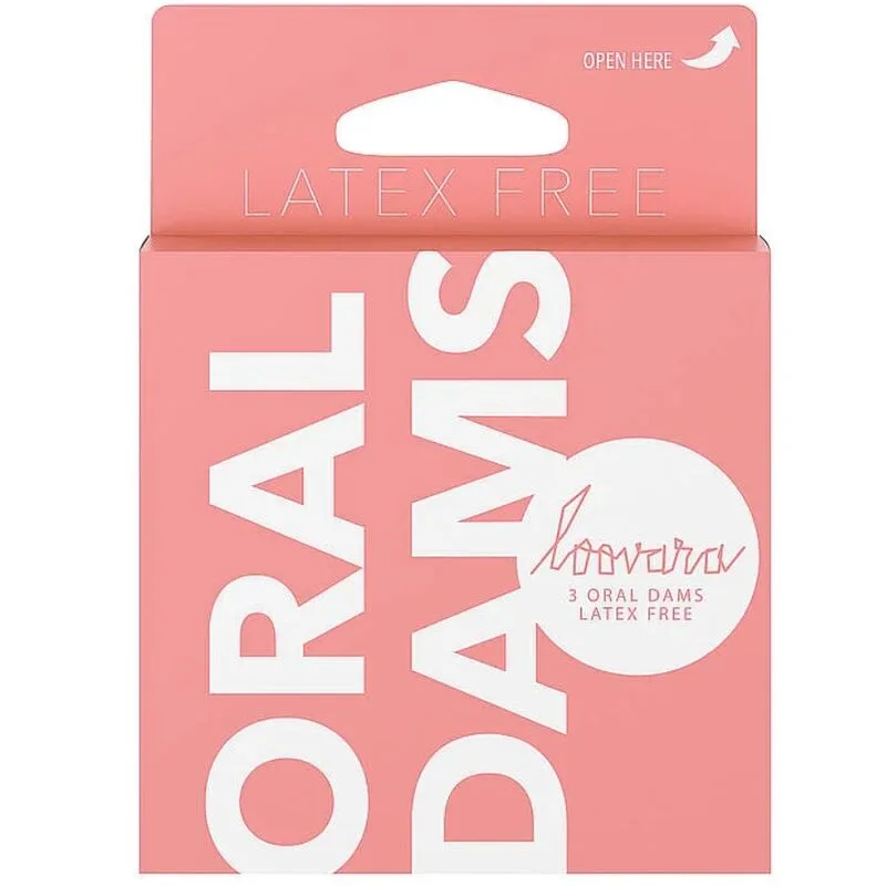 LOOVARA - MONDSTUKKEN LATEXVRIJE MONDBARRIÈRES 3 STUKS
