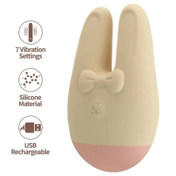 ROMANCE - BUNNY EXTERNE STIMULATOR MET 7 VIBRATIESTANDEN