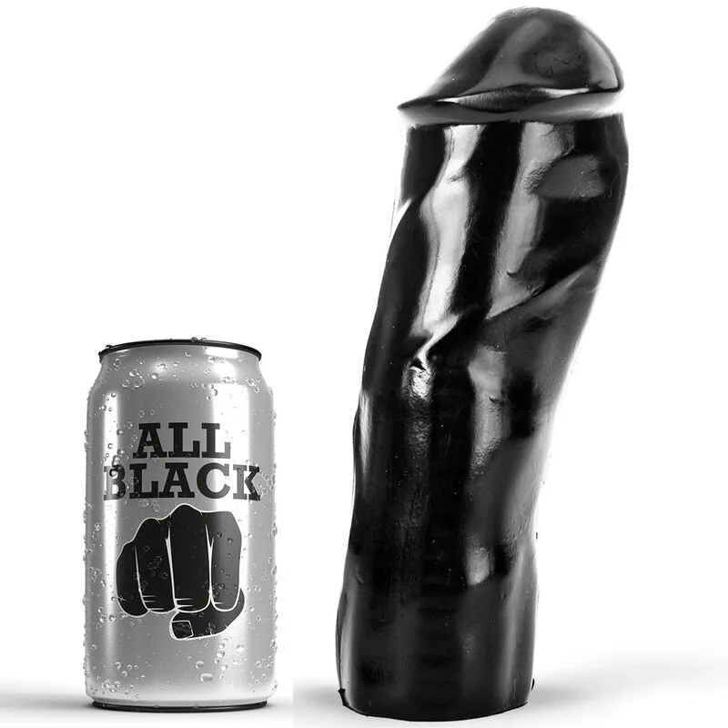 ALL BLACK - REALISTISCHE DILDO 20 CM