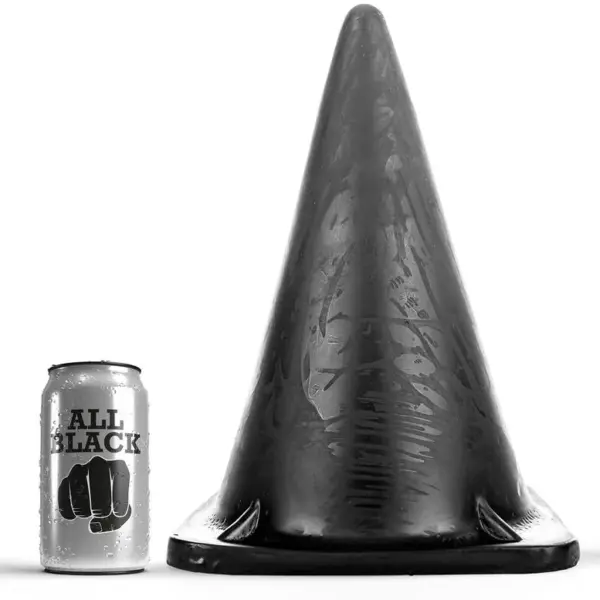 ALL BLACK - 30 CM DRIEHOEKIGE PLUG
