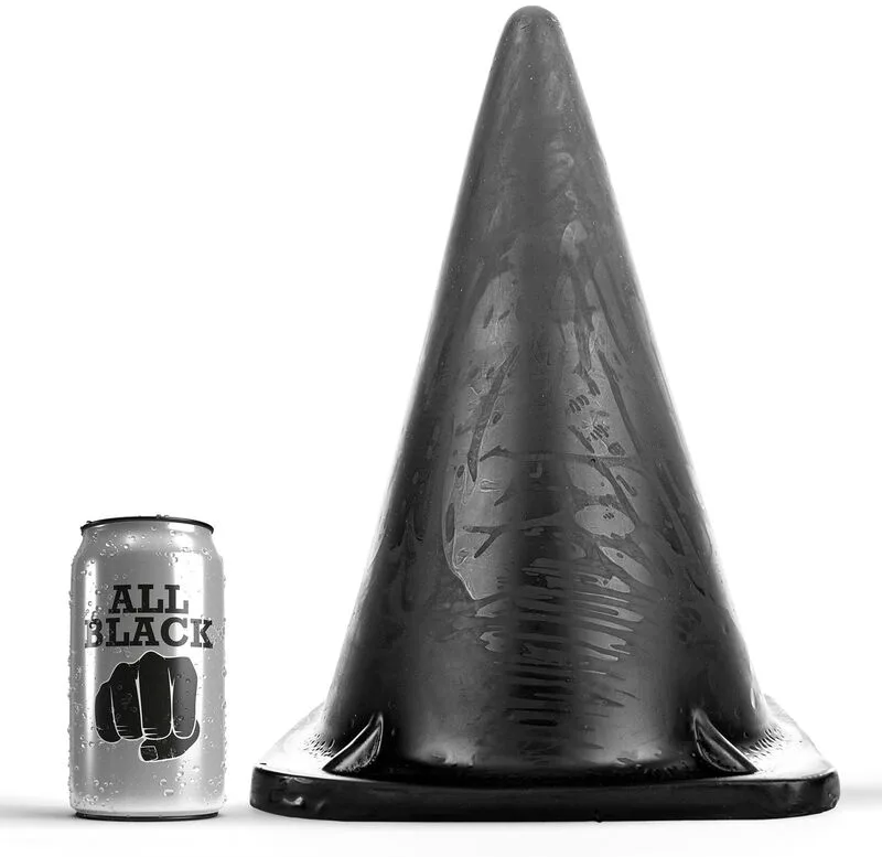ALL BLACK - 30 CM DRIEHOEKIGE PLUG