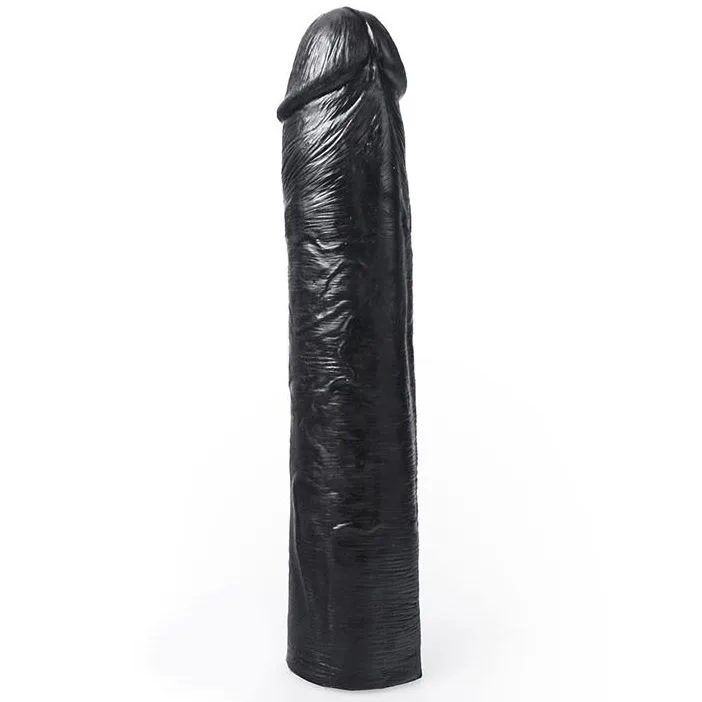 HUNG SYSTEM - ZWARTE REALISTISCHE DILDO BENNY 25,5 CM
