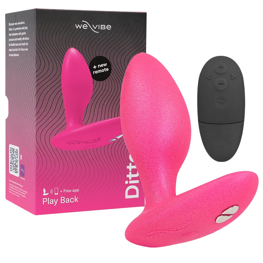 WE-VIBE - DITTO+ ROZE VIBRERENDE ANALE PLUG