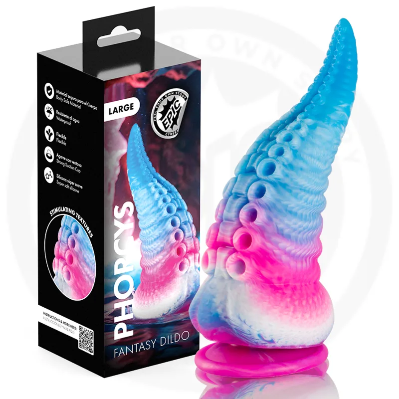 EPIC - PHORCYS BLAUWE TENTAKEL DILDO GROOT FORMAAT