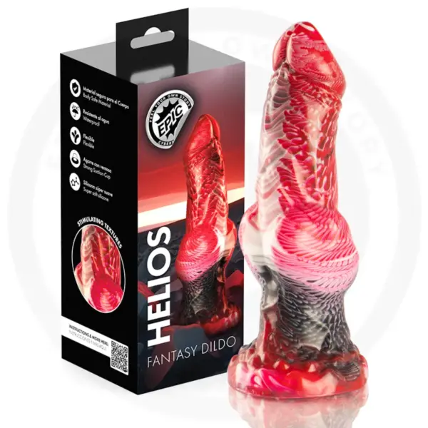 EPIC - HELIOS DILDO MET TESTIKELS, HITTE EN EXTASIËLE