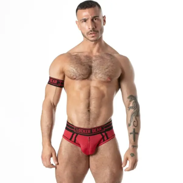 LOCKER GEAR - SPORT MESH JOCKSTRAP ROOD MAAT L