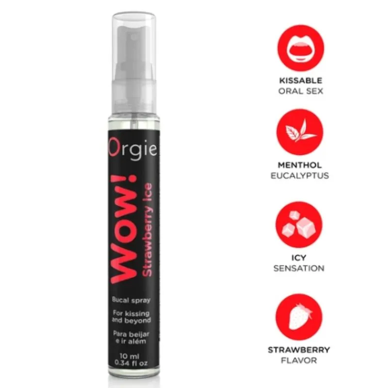 ORGIE - WOW! AARDBEI-IJS BUCCALE SPRAY 10 ML