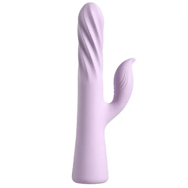 FANTASY FOR HER - FANTASIE TWIST VIBRATOR MET DRAAI- EN DUWBEWEGING, PAARS