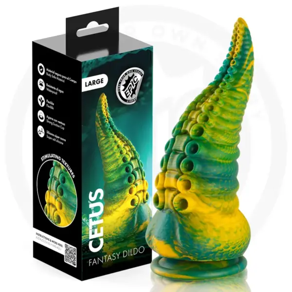 EPIC - CETUS GROENE TENTAKEL DILDO GROOT FORMAAT
