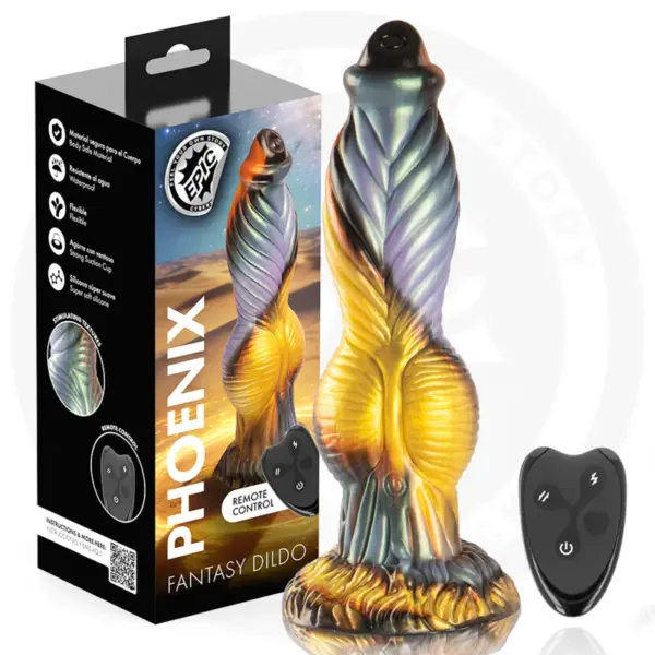 EPIC - PHOENIX DILDO DE HEROPLEVING VAN GENOT OPLAADBARE AFSTANDSBEDIENING