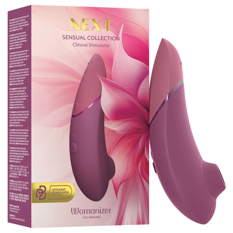 WOMANIZER - NEXT CLITORAL STIMULATOR MET ZUIGKRACHT, 14 INTENSITEITSNIVEAUS, DUSKY PINK